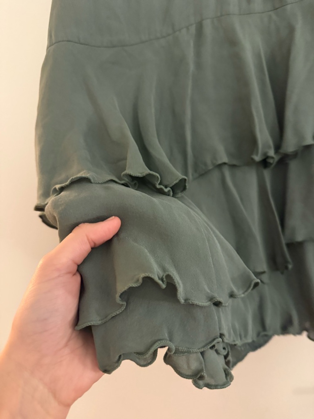 Parker Ruffled V-Neck Tiered Dress - Picture 2 of 2